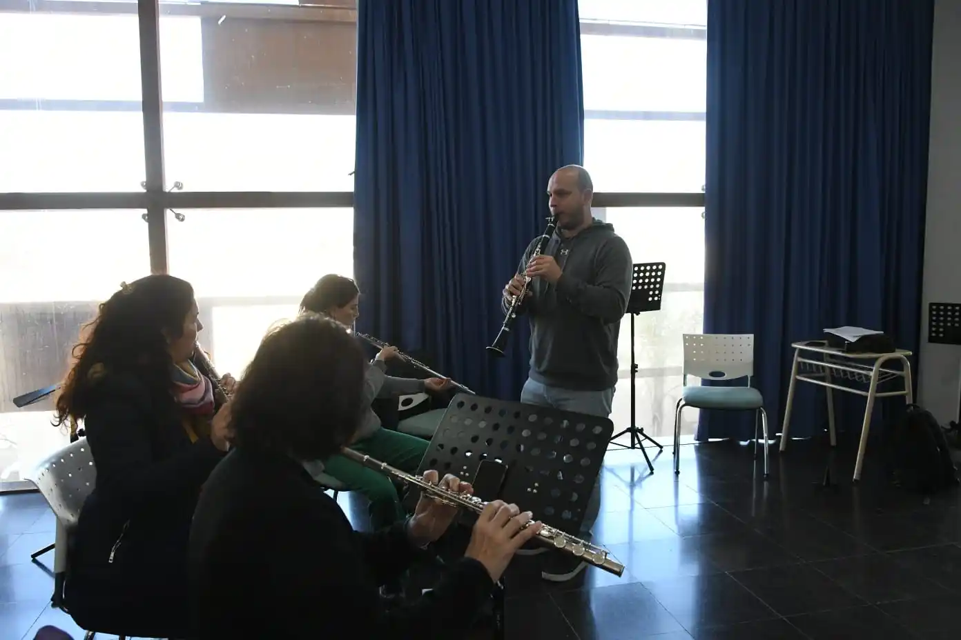 La Banda Municipal de Música se capacita de la mano de un destacado especialista