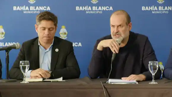 Kicillof cumple agenda en Bahía Blanca