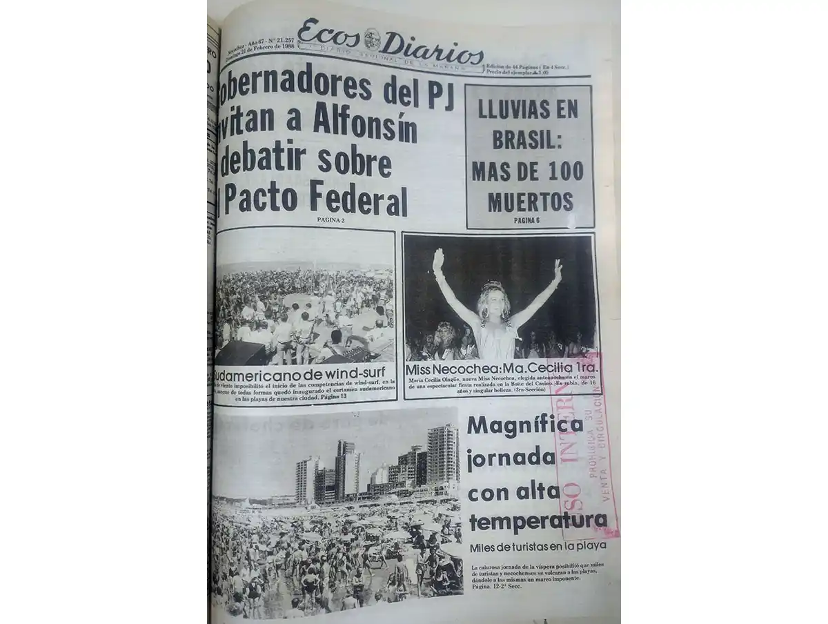 Domingo 21 de febrero de 1988