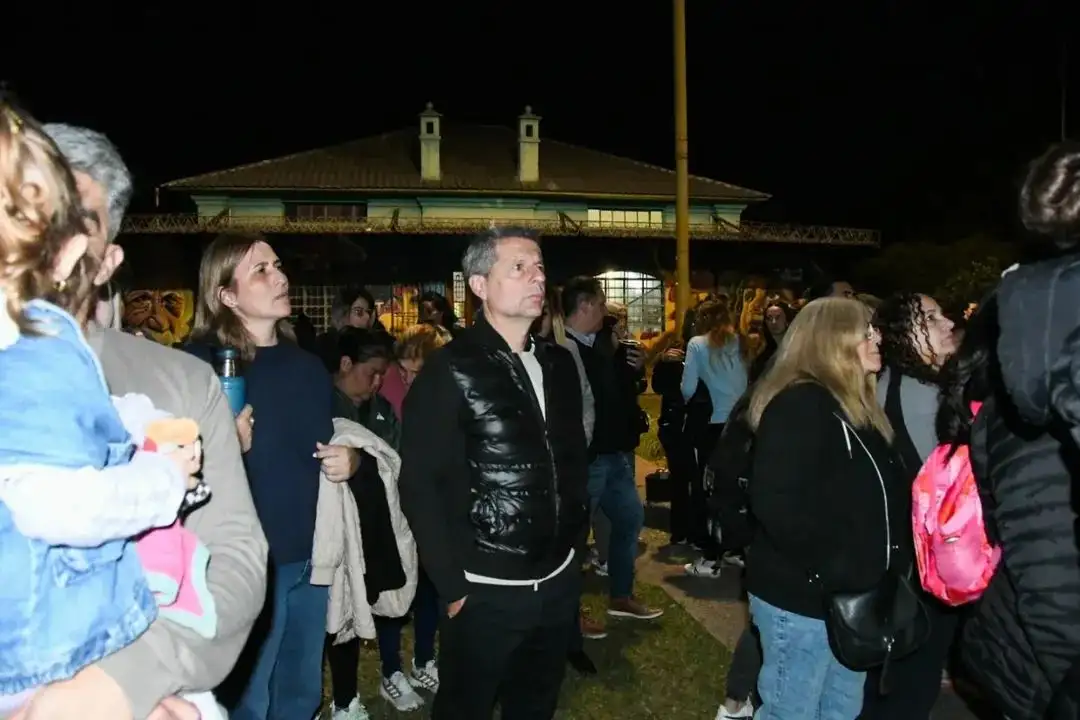 Bernarte, presente en la marcha de Ni Una Menos.