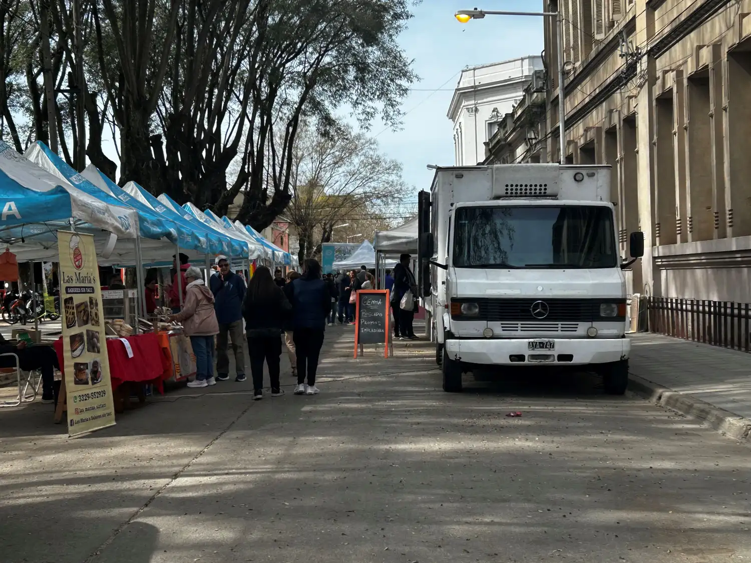 robaron en el camión de pescados