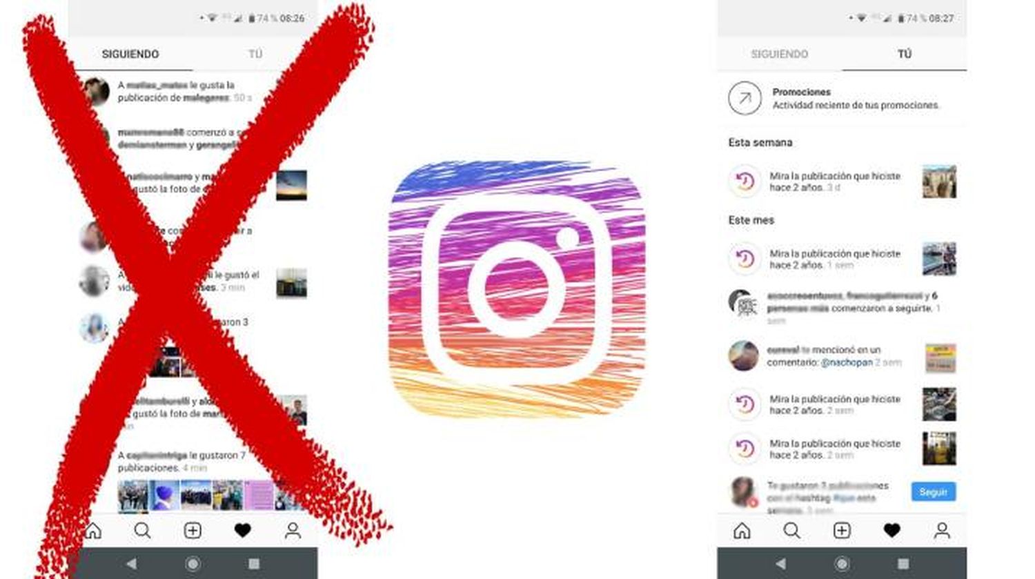Instagram elimina la pestaña “siguiendo”: adiós a espiar contactos