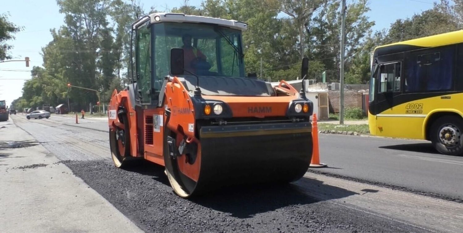 Vialidad Nacional inició con las obras de repavimentación en ruta 33