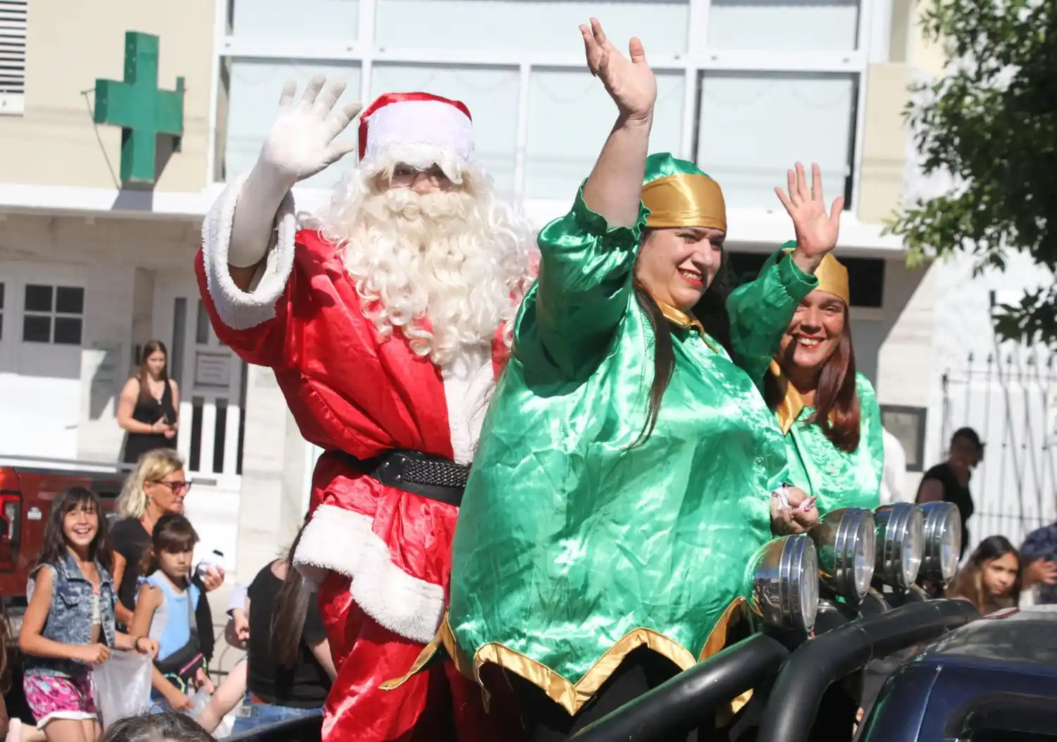 Papá Noel visitó Claromecó