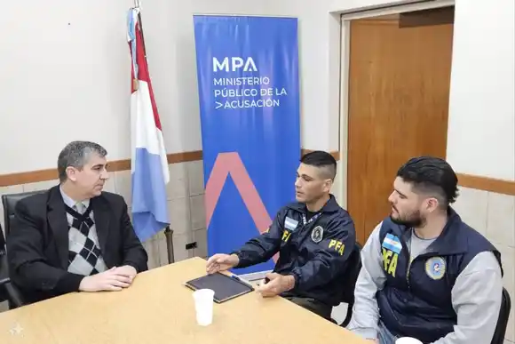 El Fiscal Regional se reunió con el Segundo Jefe de la División Unidad Operativa  Federal Rafaela de la Policía Federal Argentina