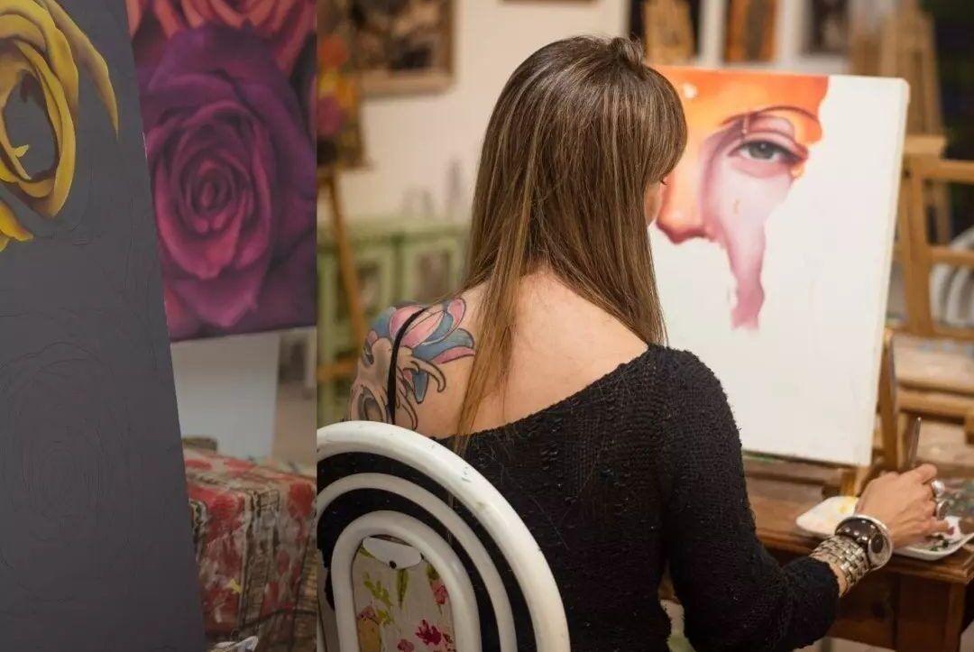 Muestra del taller de arte de Fabrina Miretto Rama en la Casa Museo Cayetano Silva