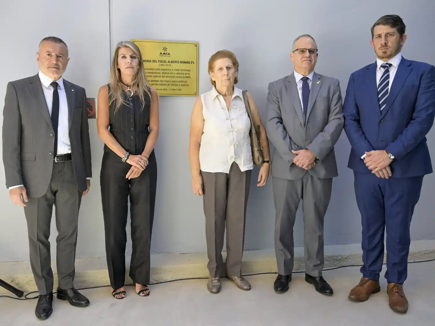 La AMIA llevó adelante un tributo al exfiscal Alberto Nisman.