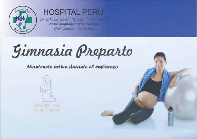 Galarza. Gimnasio de preparto en Hospital Perú