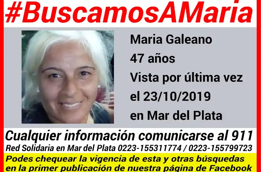 Buscan a una mujer que desapareció el miércoles pasado