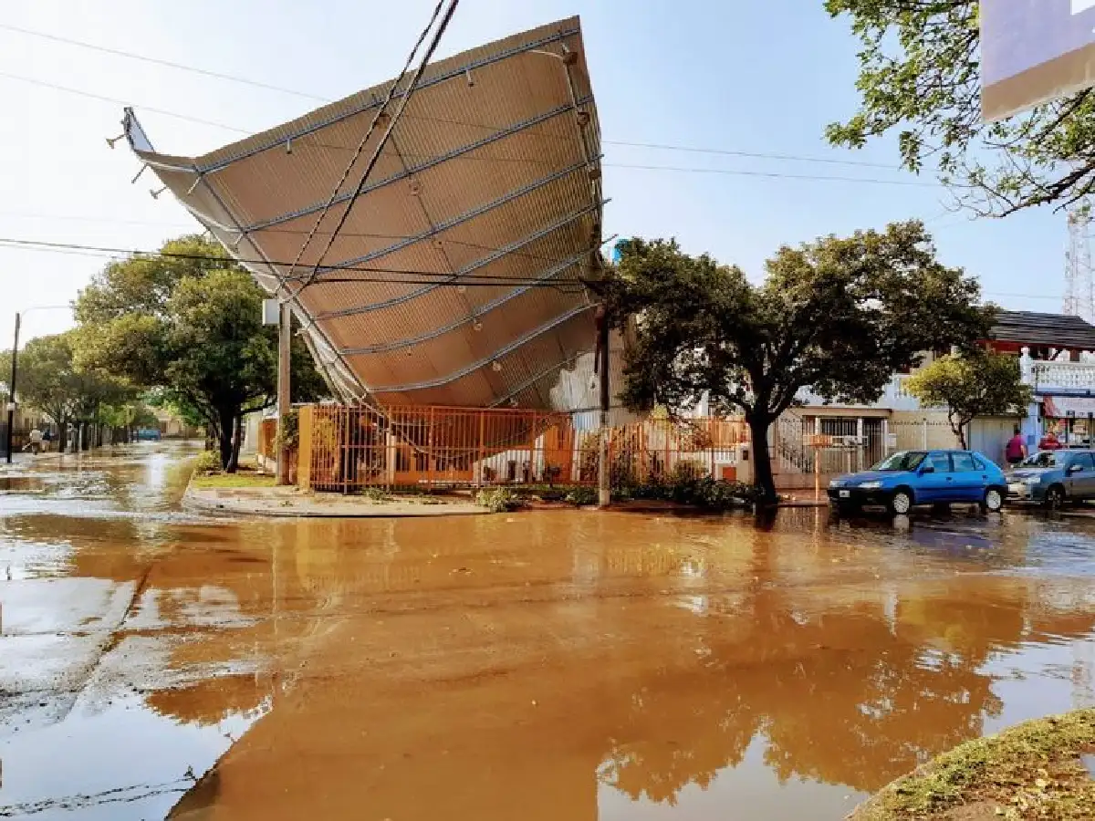 Un fuerte temporal pasó por Córdoba y granizó en Carlos Paz