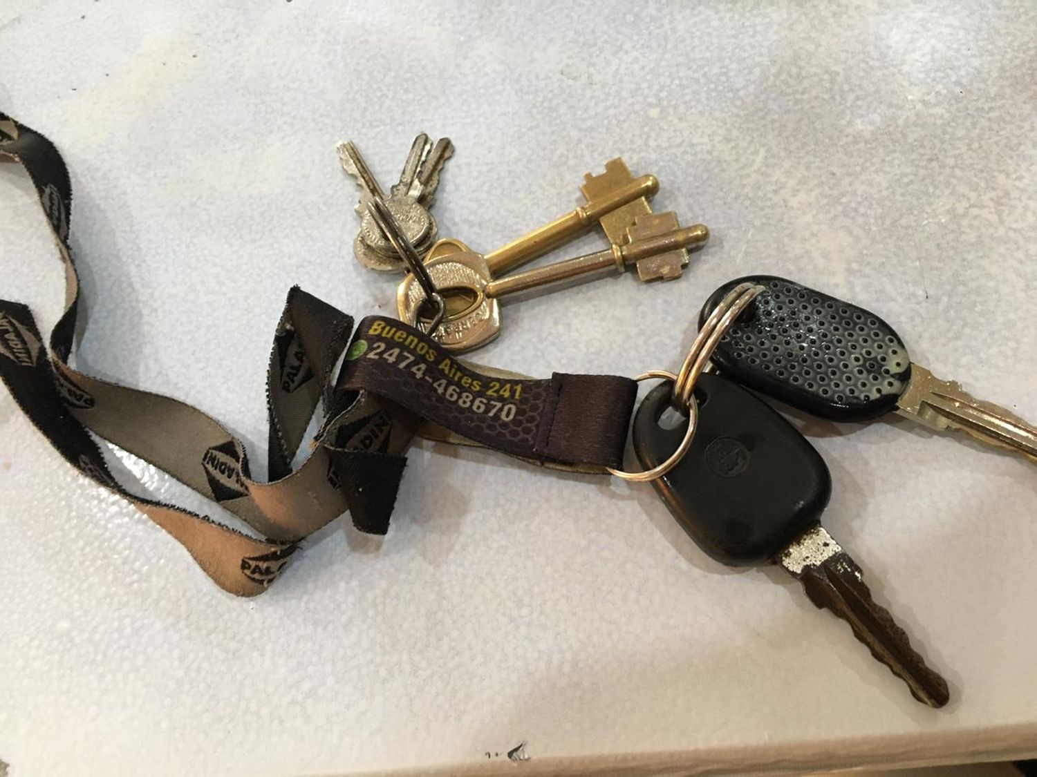 Juego de llaves encontrado