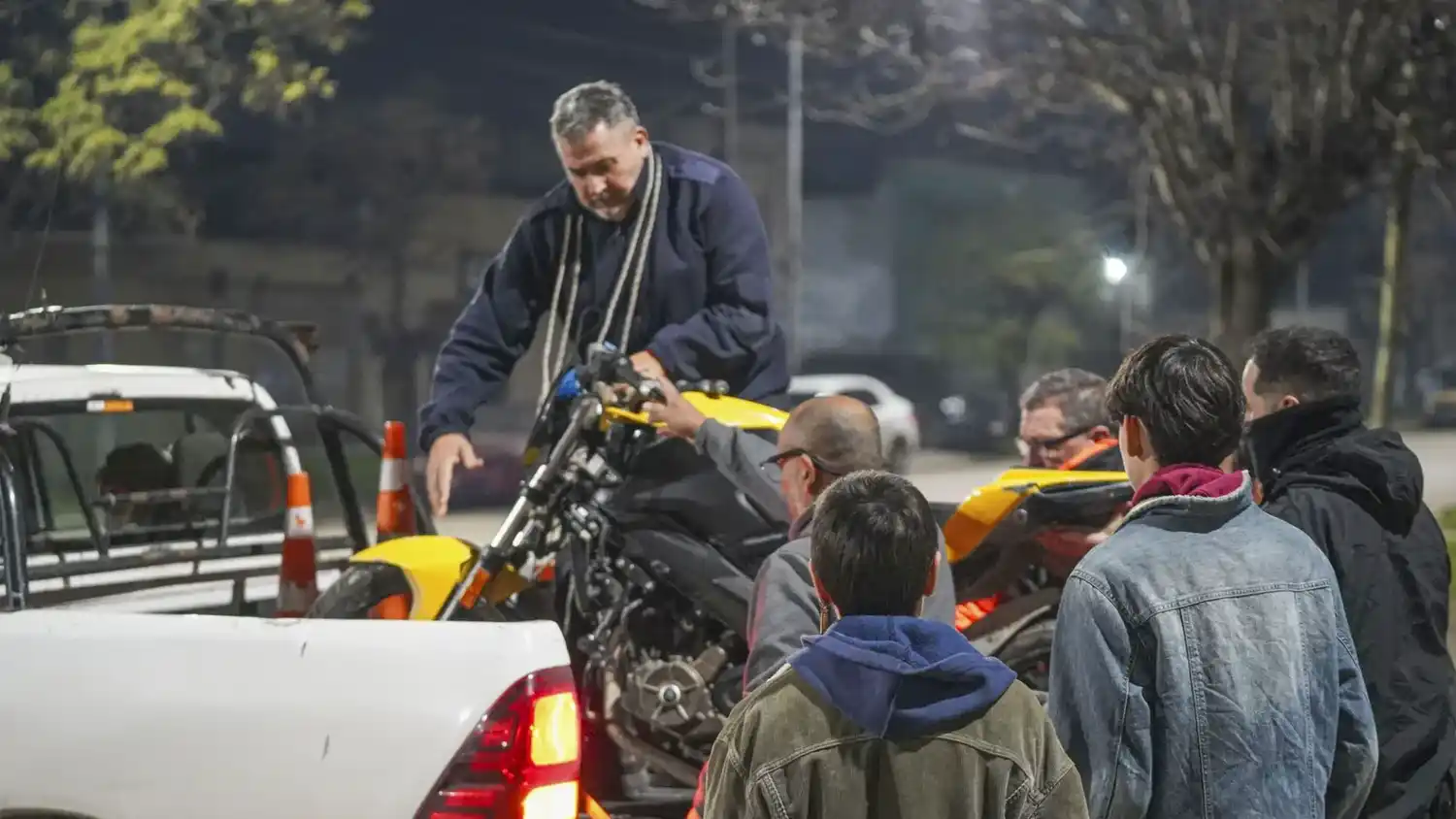 Secuestro. De la moto que chocó a una camioneta en 74 y 65