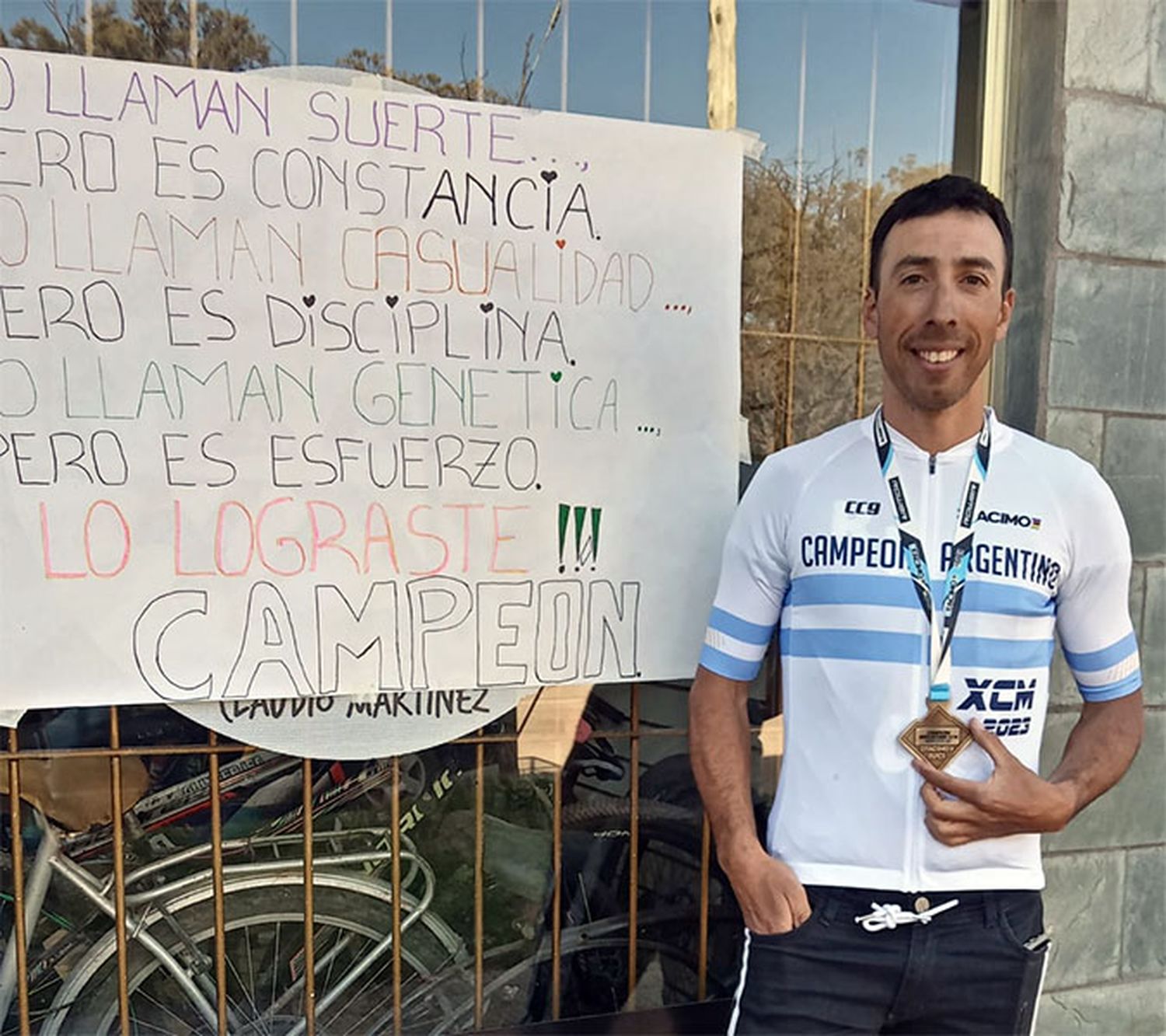 Claudio Martínez Campeón Argentino de XCM