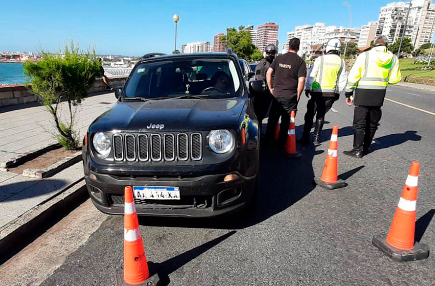 Representante de L-Gante se atrincheró en un control de alcoholemia