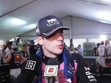 La impotencia de Colapinto por Alpine tras el GP de Singapur.Foto:DAZN