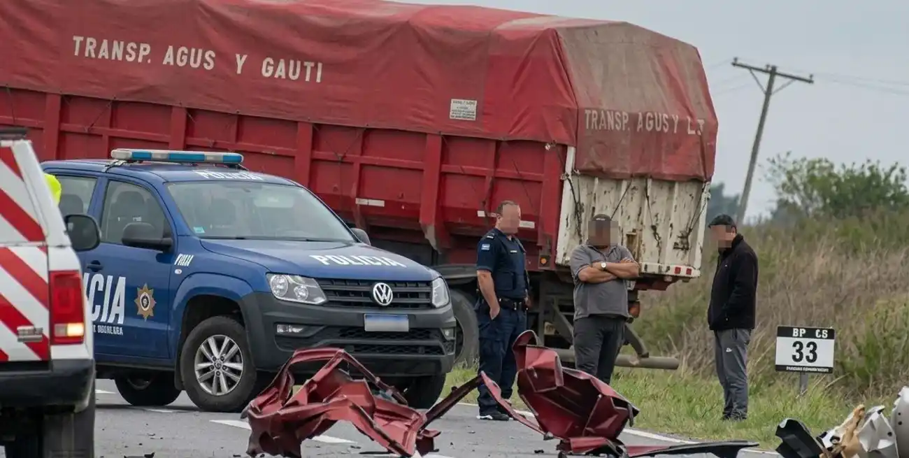 Dolor en la región: murió el camionero que se había accidentado en la ruta 14