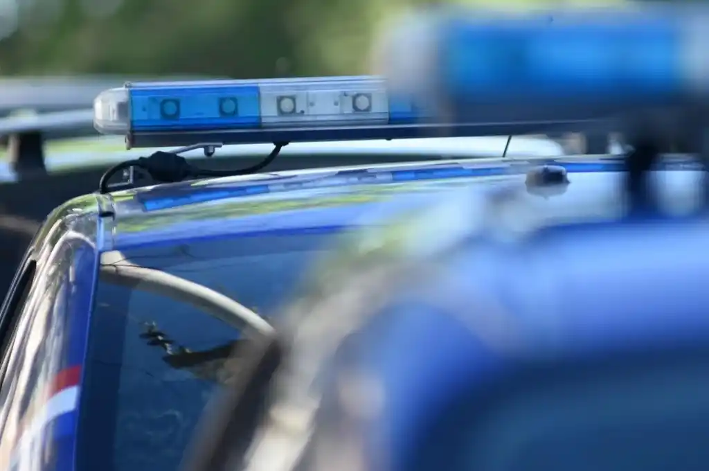 Personal policial busca al agresor. Foto: Archivo