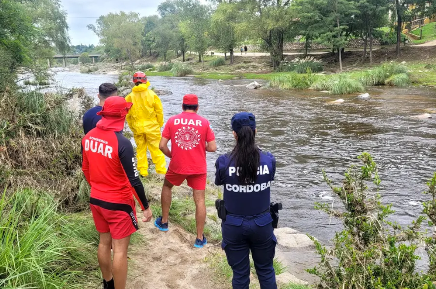 Hallaron a un hombre muerto en el río Los Reartes. (DUAR)