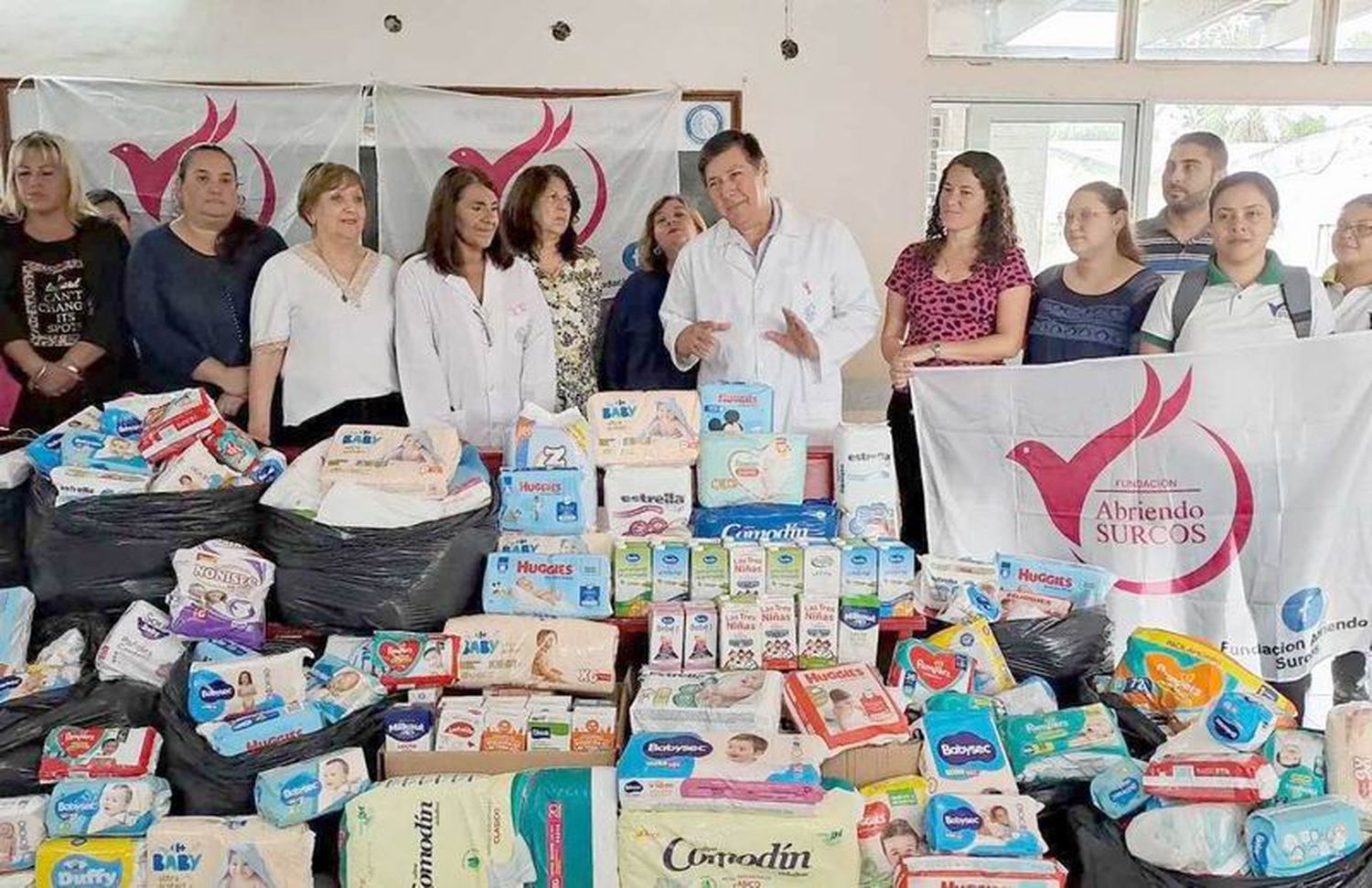 Fundación entregó donaciones 
al Hospital de la Madre y el Niño