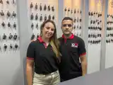 Diego y Agustina, dueños de la cerrajería "Don Quijote".