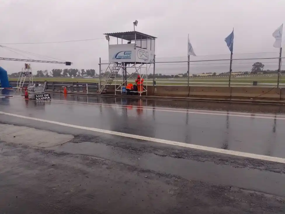 La lluvia frenó la actividad en Marcedes.