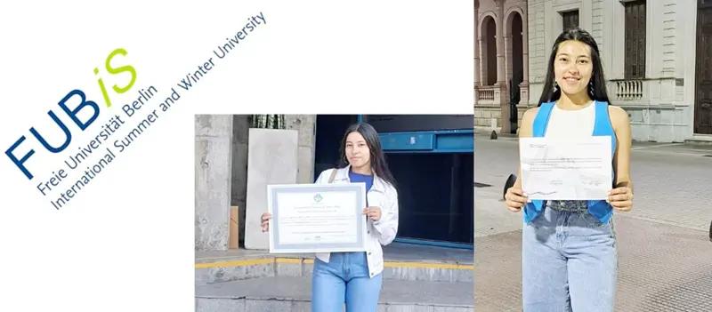 Joven camposeña becada a  Berlín - Alemania