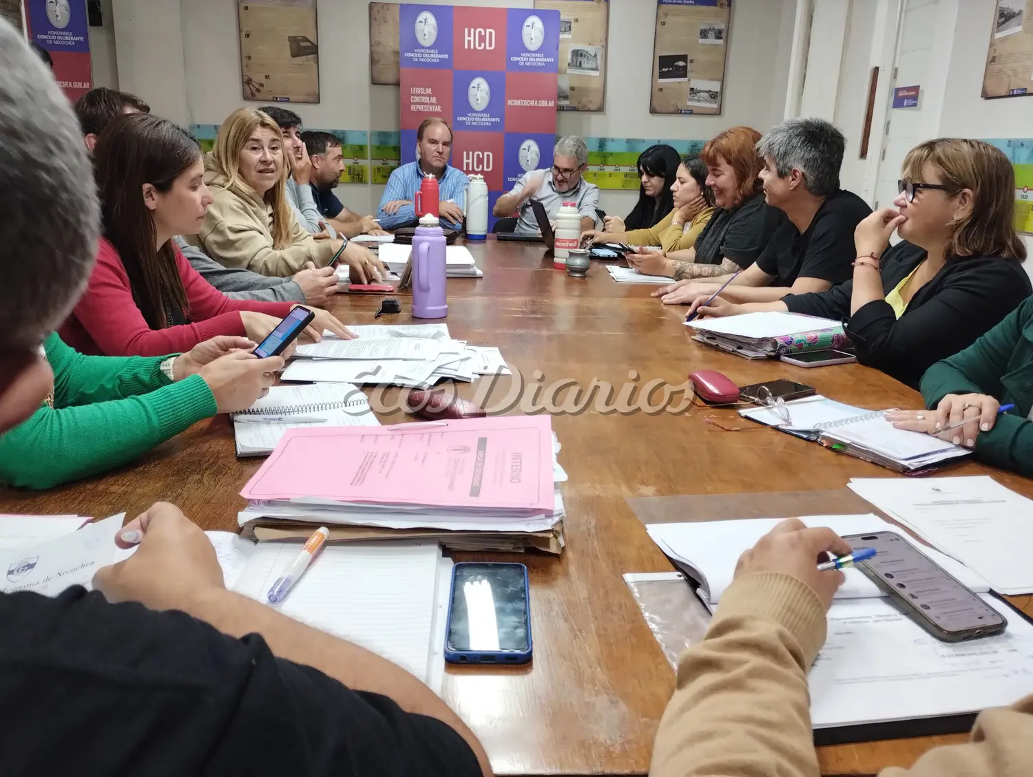 Reunión en el Concejo Deliberante
