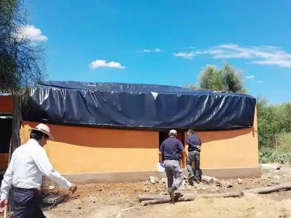 El Gobierno provincial brinda atención a 
familias tras el temporal en Estanislao del Campo