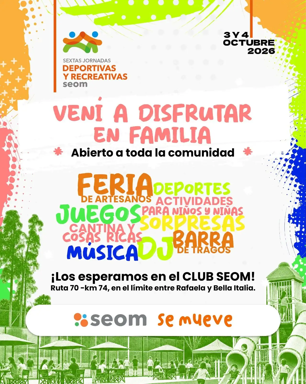 El Club SEOM lanzó las Sextas Jornadas Deportivas y Recreativas en Rafaela: todo lo que hay que saber - 1