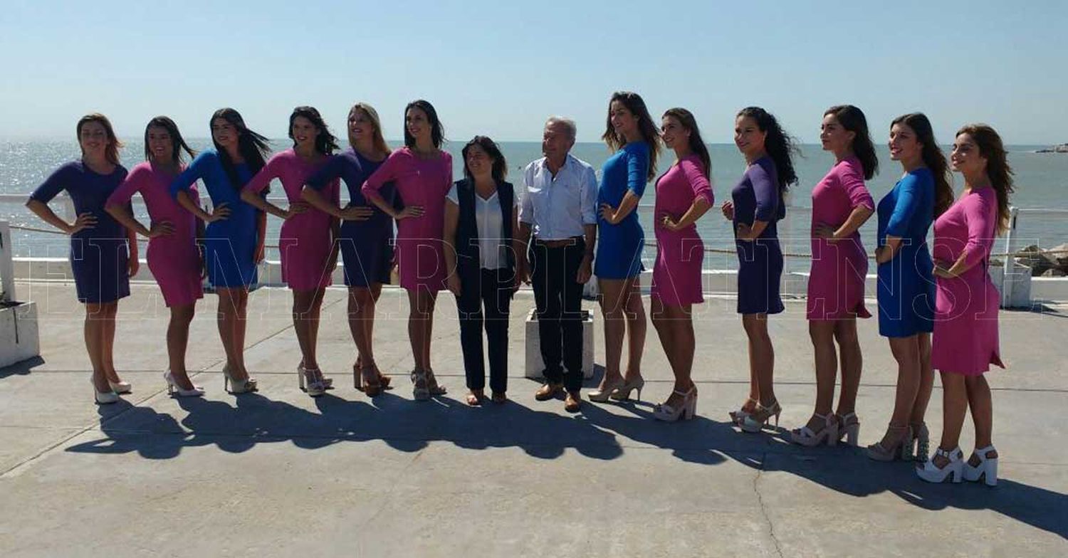 Presentaron a las candidatas a Reina Nacional del Mar
