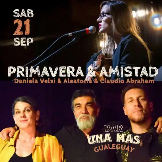 "Aleatoria" se presenta en Bar "Una Más"