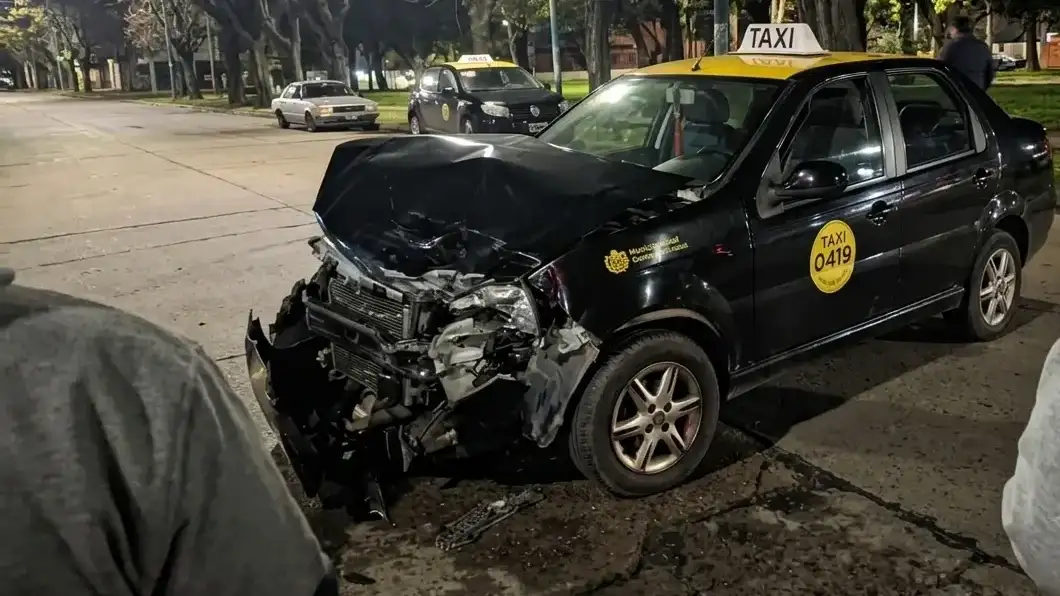 En accidente ocurrió en la esquina de avenida Colón y Uruguay.