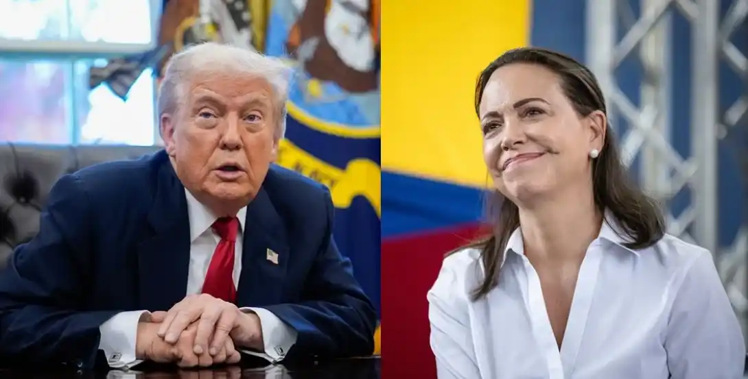 Trump recibe este jueves a María Corina Machado