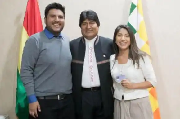 Los hijos de Evo Morales llegaron a la Argentina