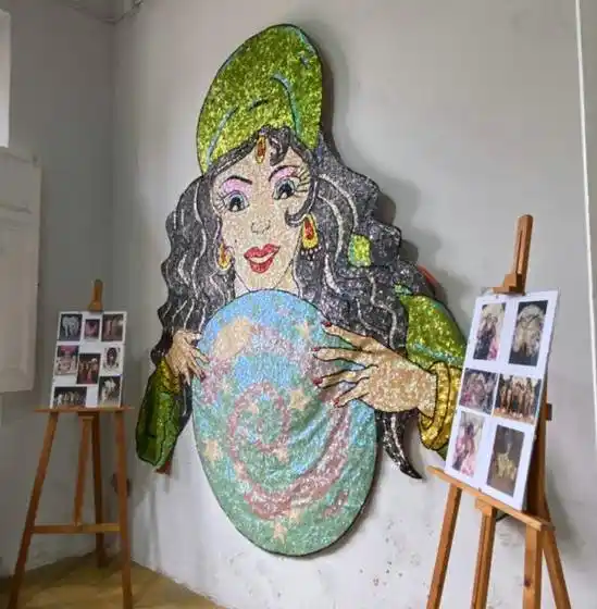 Adorno significativo de un destaque-