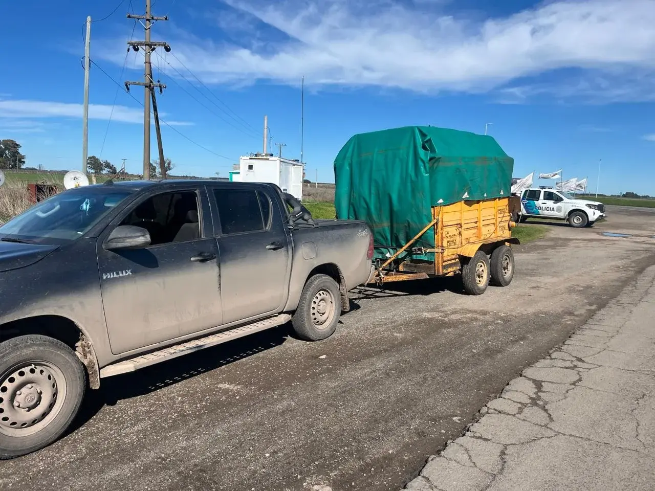 Infraccionaron a un conductor que trasladaba un caballo de manera irregular en Energía