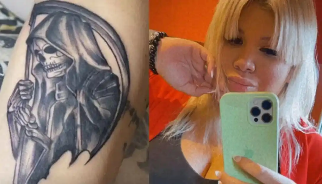 More Rial explicó por qué se tatuó a San La Muerte