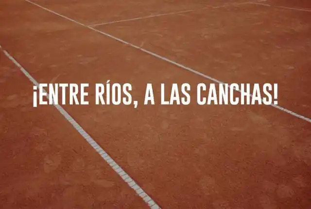 ¡Ya se puede jugar al tenis en
asi todo el Litoral Argentino!