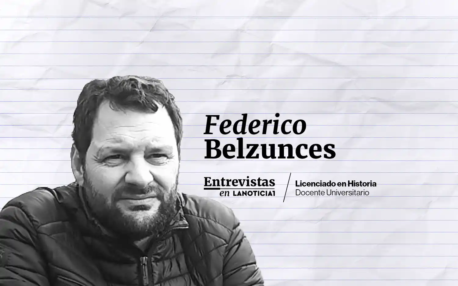 El historiador mercedino con LANOTICIA1.COM