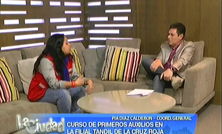 Curso de primeros auxilios en la filial Tandil de la Cruz Roja