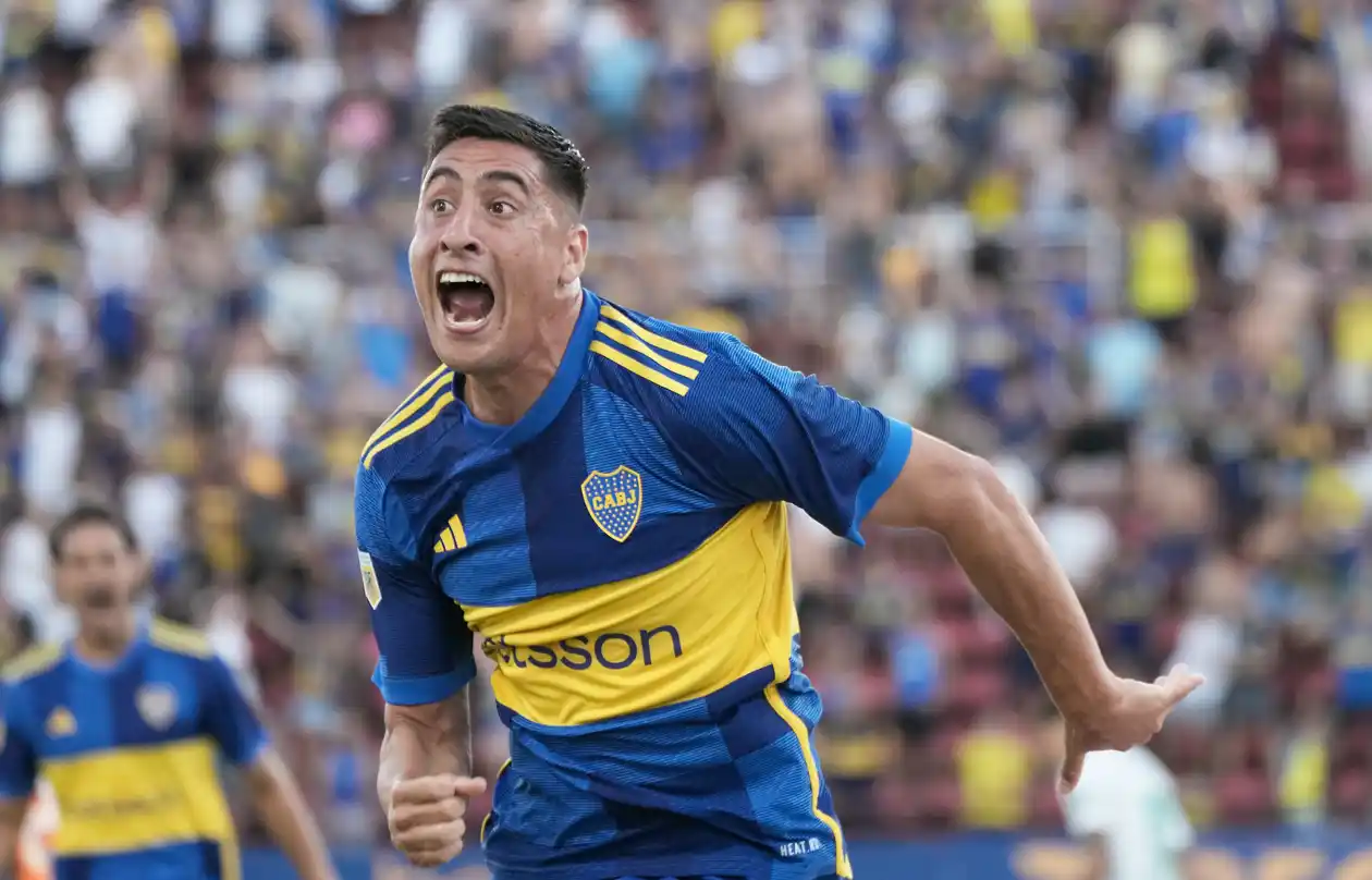 Merentiel viene de convertir para Boca.