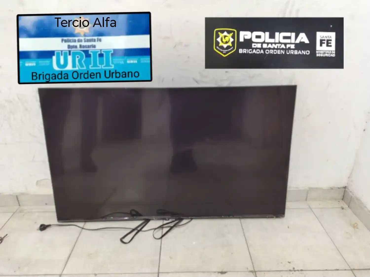 Detuvieron cerca del Parque Independencia a un hombre que irrumpió en una casa y se robó un televisor a bordo de una bicicleta