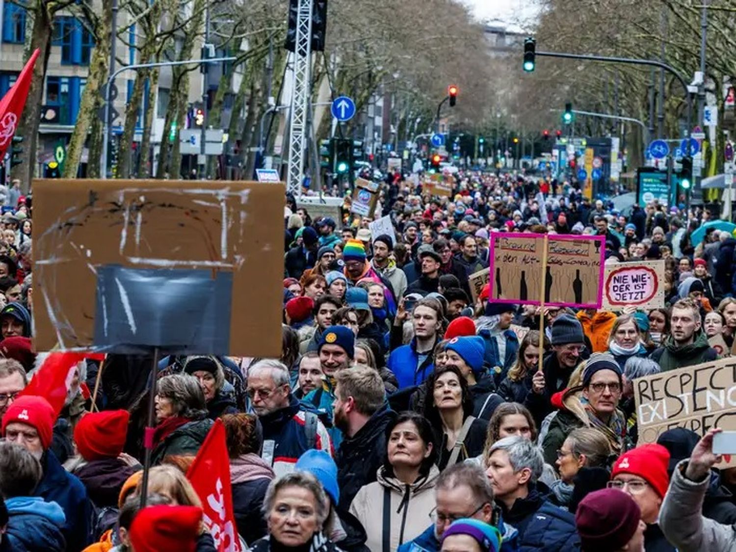 En Alemania, manifestaciones en contra de la ultraderecha