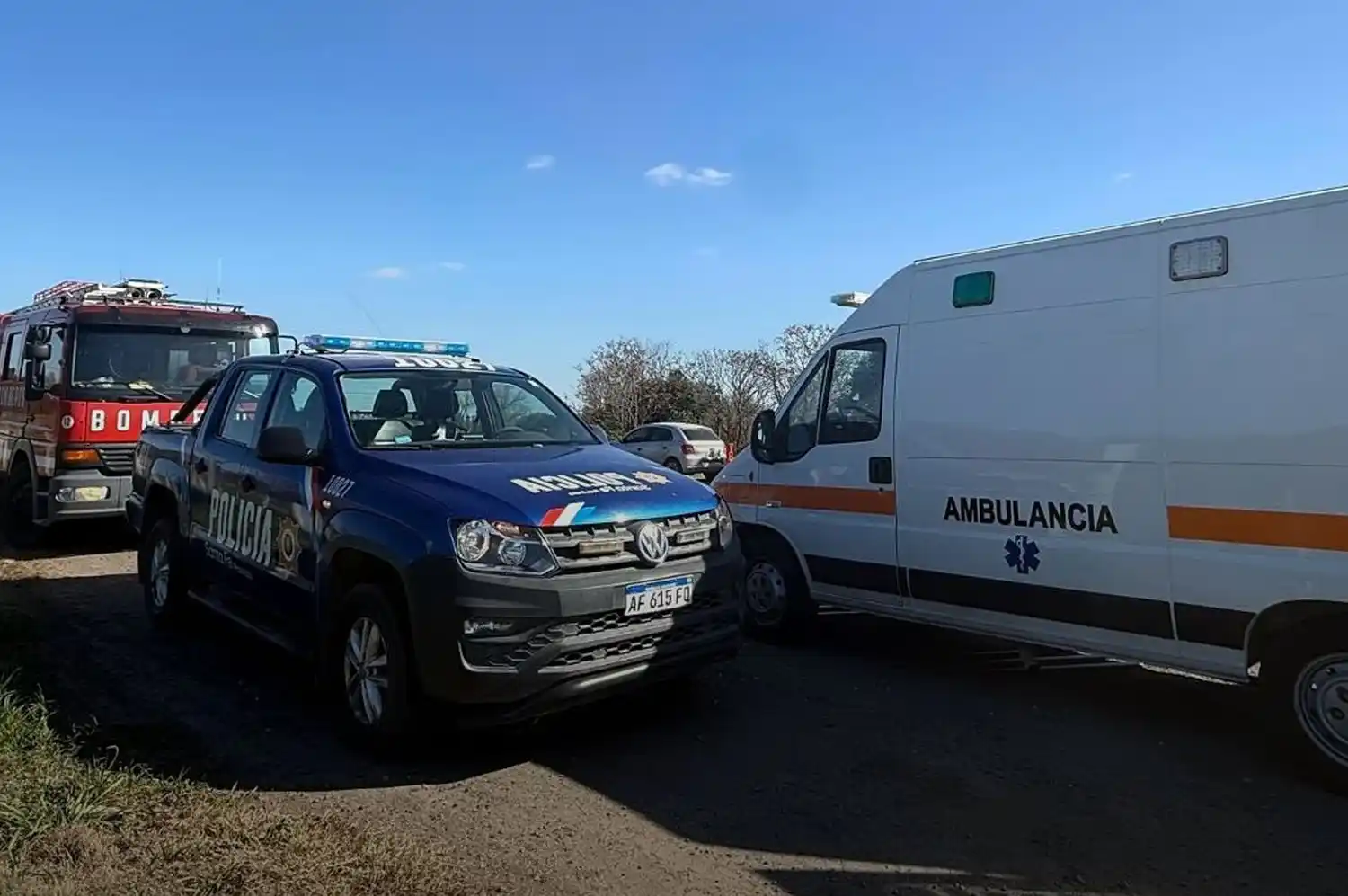 Dos personas resultaron heridas en un accidente en el cruce ferroviario de la Ruta 34 - 1