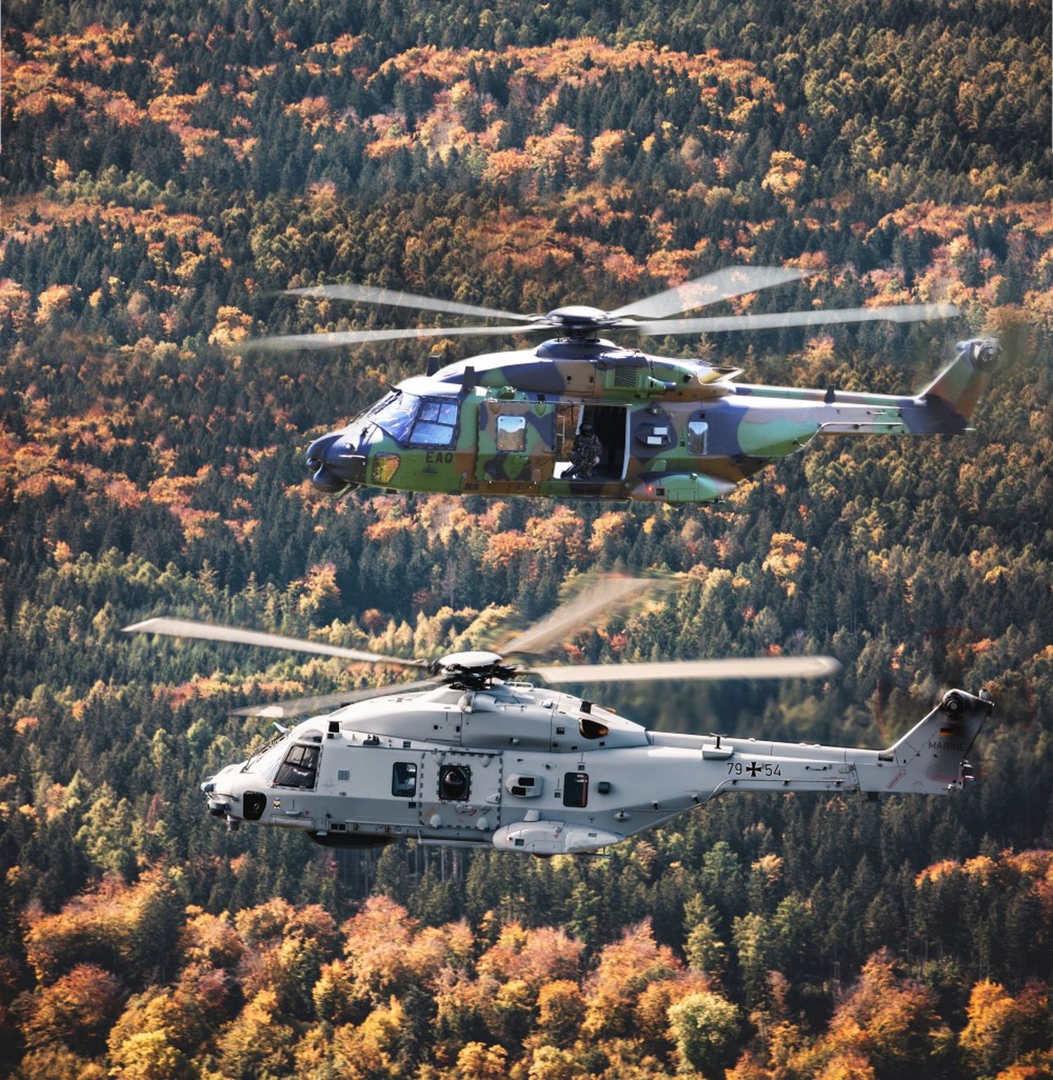 German NH90 TTH and NFH helicopters. Photo: Courtesy NHI.