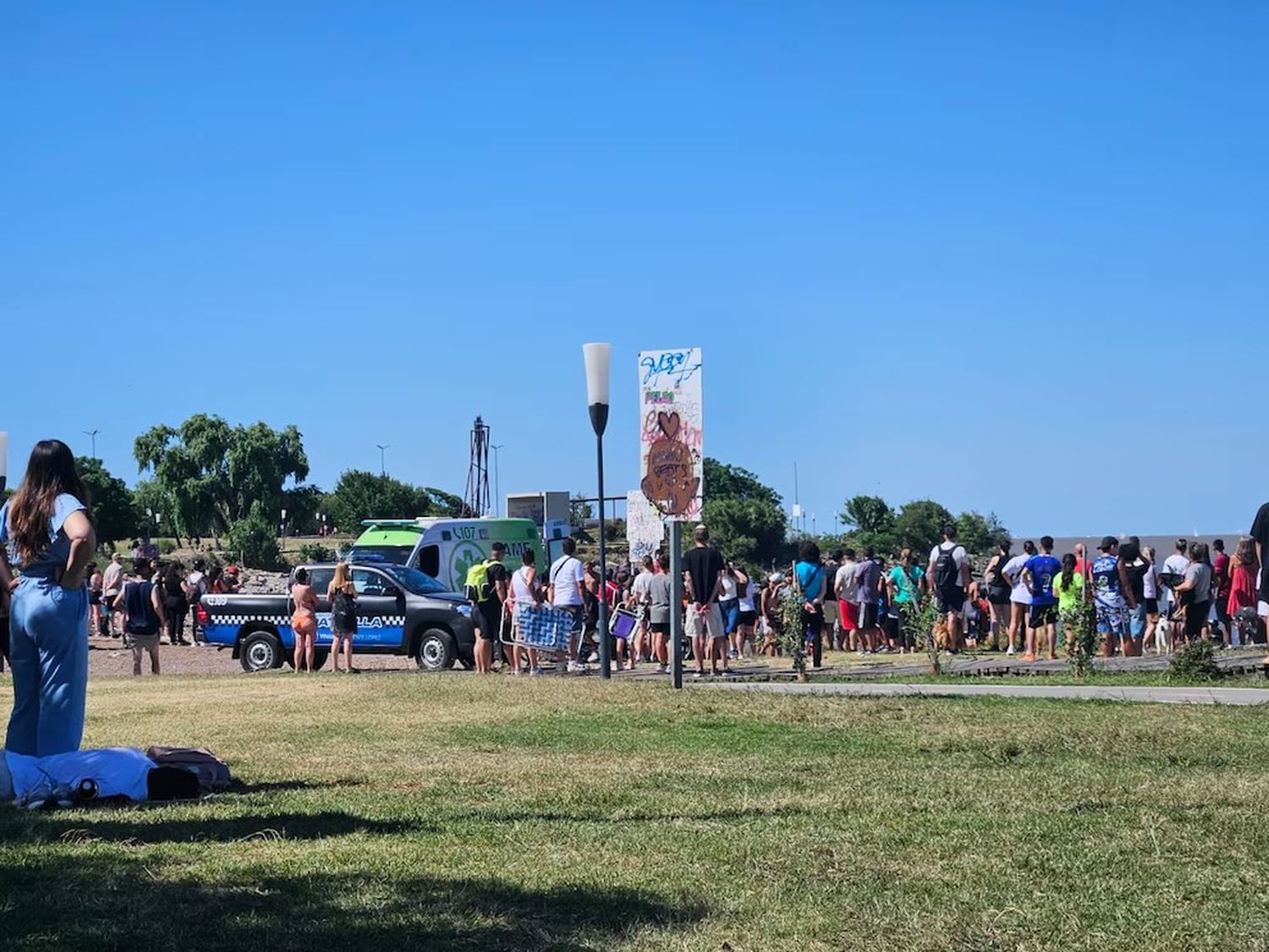Tragedia en el Paseo de la Costa de Vicente López