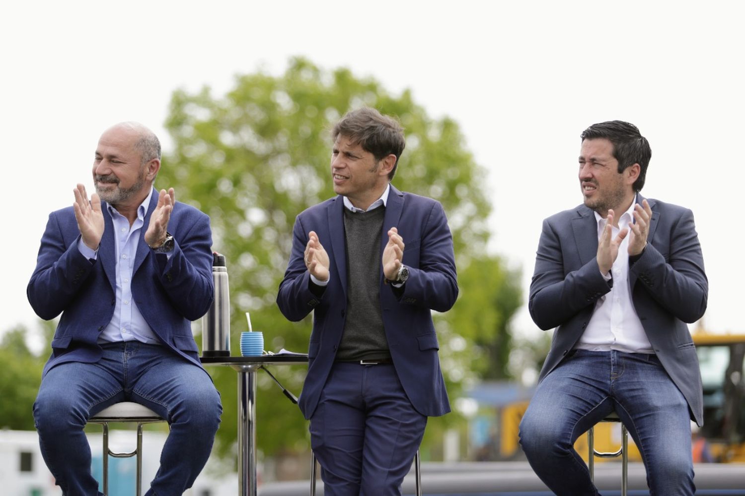 Kicillof estuvo presente en el inicio de obras de planta potabilizadora que mejorará el servicio en La Plata, Berisso y Ensenada