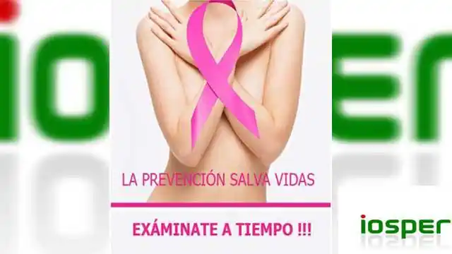 Cáncer de mama: Iosper insta a promover la detección precoz