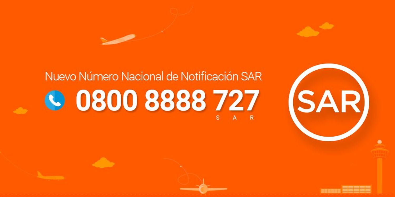 Habilitan un nuevo número de teléfono nacional de notificación SAR