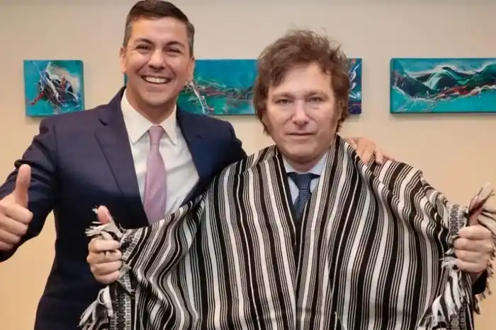 Javier Milei en Paraguay